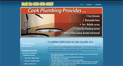 Desktop Screenshot of davidcookplumbing.com